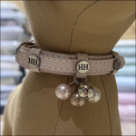 HappyHouse Halsband Zadelleer Baby Roze